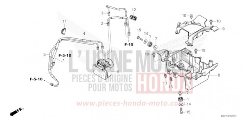 ABS MODULATOR CBR650RAP de 2023